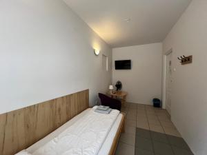 Televízia a/alebo spoločenská miestnosť v ubytovaní ETNA - Hostel -Noclegi Rzeszów 24 Pokoje