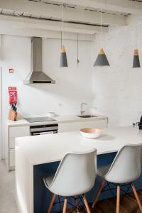 Dapur atau dapur kecil di Serpa Beach House