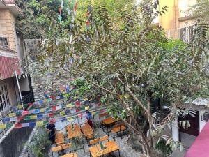 Manang De Cafe BnBにある庭