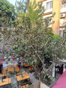 Manang De Cafe BnBにあるレストランまたは飲食店