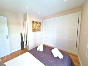 Posteľ alebo postele v izbe v ubytovaní Apartamento en Marbella Centro