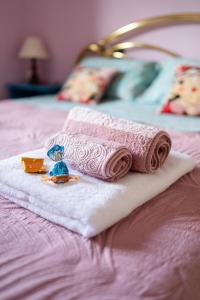 Postel nebo postele na pokoji v ubytování Alice Mercadini B&B
