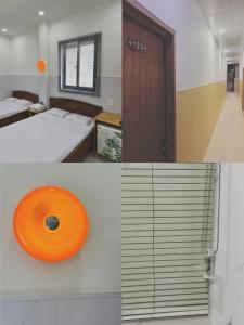 Giường trong phòng chung tại Nhà Nghỉ Phố Biển Phan Thiết
