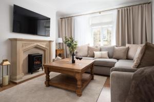 Ruang duduk di Beautiful Alnwick Apartment Two