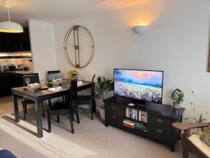 Lombok Apartment near Old Street,Islington,Angel的电视和/或娱乐中心