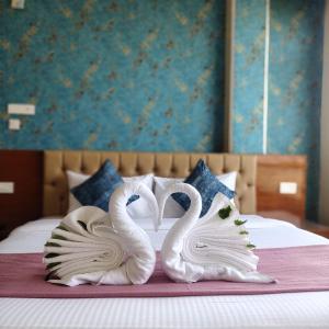 The Waypoint Inn客房内的一张或多张床位