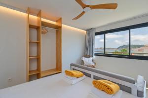 Postel nebo postele na pokoji v ubytování Bonita Stay B Sun Mega vistas, fibra, BBQ, AA + 29 fotografií