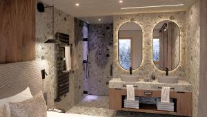 Ванная комната в Hotel Tirolerhof 4 Sterne Superior