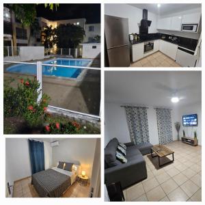 Bazén v ubytování NEW Appart 2 chambres avec piscine proche aeroport nebo v jeho okolí