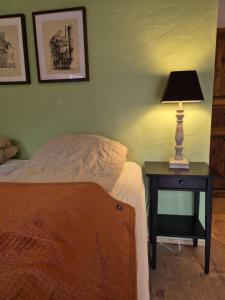 Beautiful Guestroom to rent with a mountain view客房内的一张或多张床位