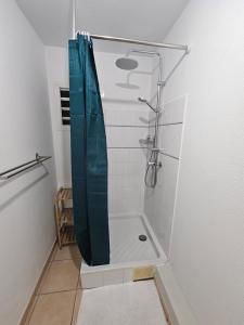 Koupelna v ubytování NEW Appart 2 chambres avec piscine proche aeroport