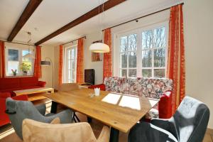 Posezení v ubytování Ferienhaus Nanni