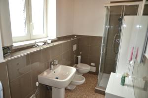 Koupelna v ubytování Palazzo Maggiore Suite B