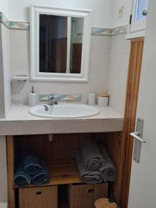 Koupelna v ubytování Appartement T2