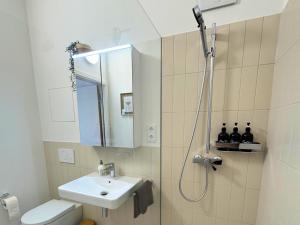 Ένα μπάνιο στο Isaak Apartment Löwenbau E2-W07 +23 φωτογραφίες