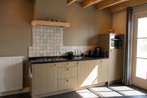 Kuchyň nebo kuchyňský kout v ubytování Wertemerhoeve Vakantiewoningen