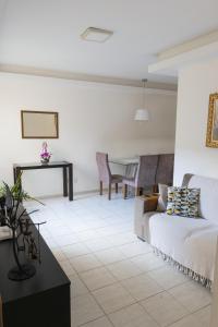 Postel nebo postele na pokoji v ubytování Apartamento calmo e aconchegante