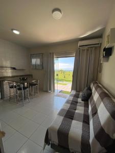 Χώρος καθιστικού στο Ervino Praia Flat
