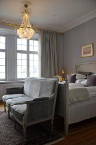Llit o llits en una habitació de Hotel Kungsträdgården