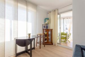 Khu vực ghế ngồi tại Chez Françoise Fr - Spacieux appartement vue imprenable avec ascenseur