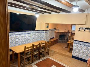 Kuchyň nebo kuchyňský kout v ubytování Hostal San José Naval