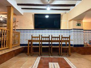 Posezení v ubytování Hostal San José Naval