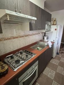 Kuchyň nebo kuchyňský kout v ubytování Departamento Amoblado