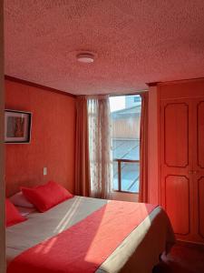 Postel nebo postele na pokoji v ubytování Hoteles Bogotá Inn Galerías