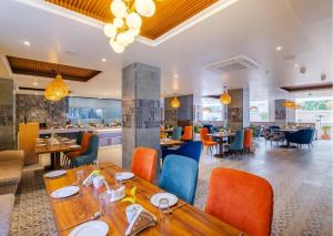 A seating area at Hotel Anuttara