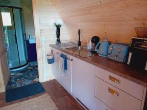 Dapur atau dapur kecil di Luxury Studio Stunning Views - Milltown