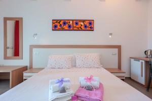 Postel nebo postele na pokoji v ubytování Pixel b&b