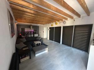 Posezení v ubytování Exkluzivní prostorný apartmán