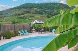 Nespecifikovaný výhled na hory nebo výhled na hory při pohledu z apartmánu