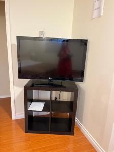 TV a/nebo společenská místnost v ubytování Vancouver shaughnessy guest home