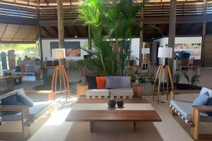 Et opholdsområde på Apartamento em Fortaleza - CE