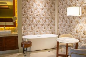Koupelna v ubytování Hotel Poquito a Poquito