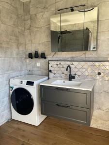 Koupelna v ubytování Ferienwohnung Am Schiff in Eberbach