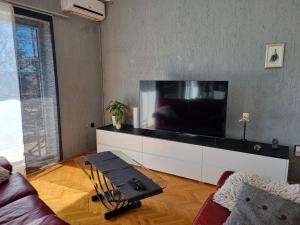 Televízia a/alebo spoločenská miestnosť v ubytovaní New comfortable app Dora