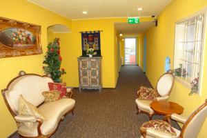 Hotel Garni Daniela Urich的休息区