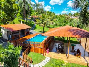 Zahrada ubytování Chácara Novo Mundo