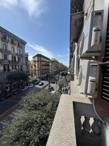 a view of a city street from a building at Adaram Suites in Naples