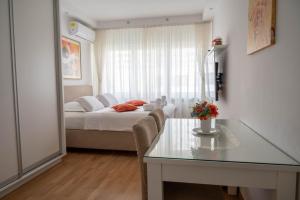 Posteľ alebo postele v izbe v ubytovaní Apartments Zagreb West