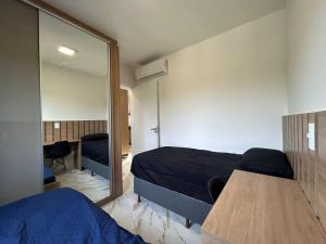 Postel nebo postele na pokoji v ubytování Apartamento no Crisalidas simplicidade e aconchego