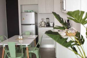 Köök või kööginurk majutusasutuses HOM I Espectacular Depto 1D1B, y Estacionamiento Privado PNM 1113