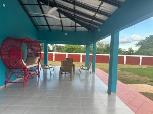 Svalir eða verönd á Casa Quinta Azul Resort