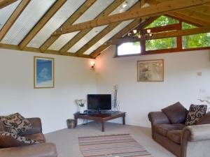 Χώρος καθιστικού στο Wallhouse Barn
