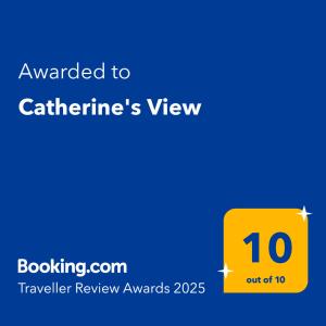 Certificato, attestato, insegna o altro documento esposto da Catherine's View