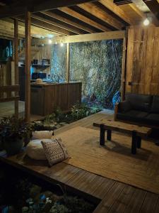 Posezení v ubytování Konokora Ecolodge