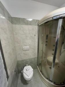 Koupelna v ubytování La Corte Guesthouse