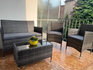 Posezení v ubytování Apartment Nähe Messe Philharmonie, Rüttenscheid,Uniklinikum